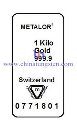 Tungsten Gold Picture Tungsten Gold Picture