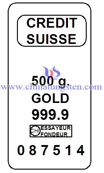 Tungsten Gold Picture