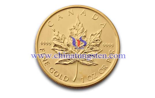 Tungsten Gold Coin Picture Tungsten Gold Coin Picture